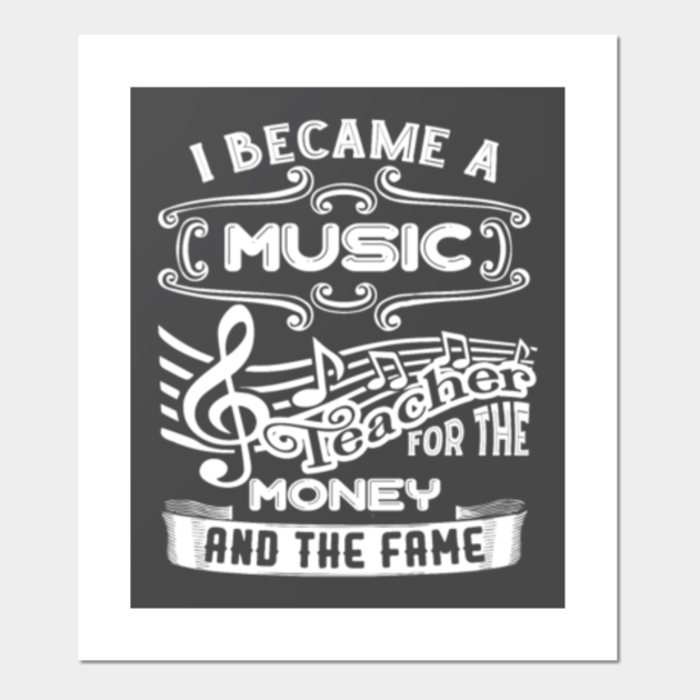 music teacher job Teacher Music Posters and Art Prints